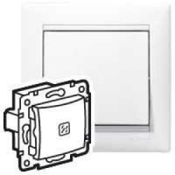 Выкл.с подсв.Valena (бел) 694261, Изделие электроустановочное
