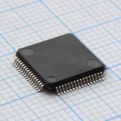 APM32F072RBT6, Микроконтроллер 32-бит ядро ARM Cortex-M0+, 128КБ Флэш-память, 16КБ ОЗУ, 1(16)АЦП(кан), 1(2)ЦАП(кан), 2 компаратора, 2xSPI, 2xI2S, 2xI2C, 4xU(S)ART, 1xCAN 2.0, 1xUSB FS, питание 2...3,6 В, -40...+85C , LQFP64