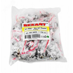 Разъем BNC штекер RG-58 обжим 05-3001, Разъем BNC