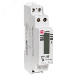 Счетчик электрической энергии модульный SKAT 101E/1 - 5(40) SDM (без поверки) 10106M, Счетчик однофазный