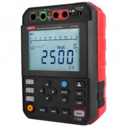 UT512E, Измеритель сопротивления изоляции до 2,5 кВ, до 2,5 ТОм, память на 999 значений, CAT IV 600 В