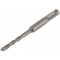 Бур по бетону , Profi Plus - двойная спираль, три пылеотводящие кромки, 6 x 110 мм 49-6110