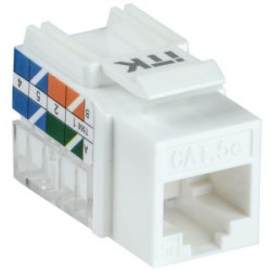 Модуль Keystone Jack кат.5E UTP 110 IDC 90град. ITK CS1-1C5EU-11, Оборудование кроссовое