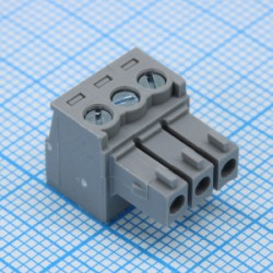 15EDGK-3.5-03P-11-00A(H), Разъемный клеммный блок, 3 контакта. Серия 15EDGK-3.5