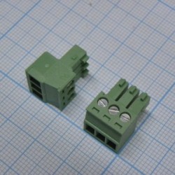 15EDGK-3.5-03P-14-00A(H), Разъемный клеммный блок, 3 контакта. Серия 15EDGK-3.5